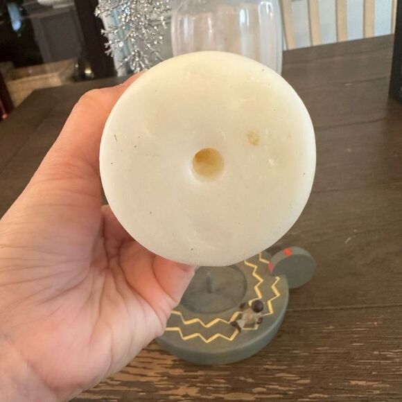 M.J Hummel Hand Dipped Candle‎ Boy & Goat with ANRI Italy Candle Holder Vintage - Picture 6 of 12